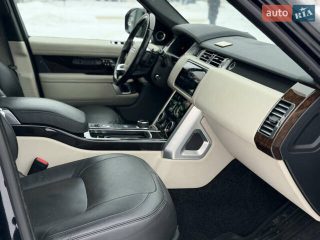 Черный Ленд Ровер Рендж Ровер, объемом двигателя 5 л и пробегом 163 тыс. км за 57000 $, фото 22 на Automoto.ua