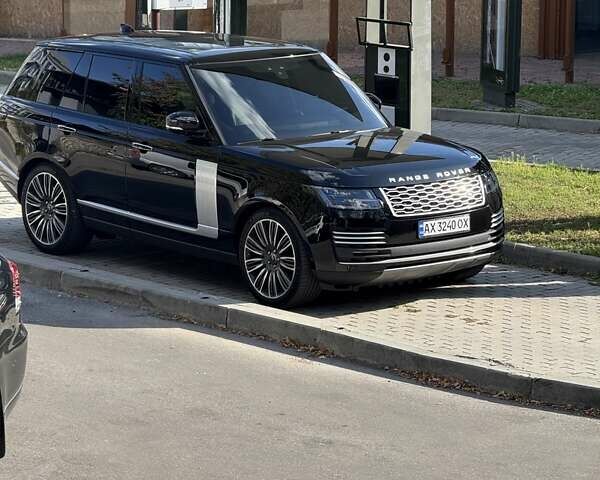 Ленд Ровер Рендж Ровер 2019 у Києві на Automoto.ua Чорний Ленд Ровер Рендж Ровер, об'ємом двигуна 3 л та пробігом 90 тис. км за 71000 $, фото 6 на Automoto.ua