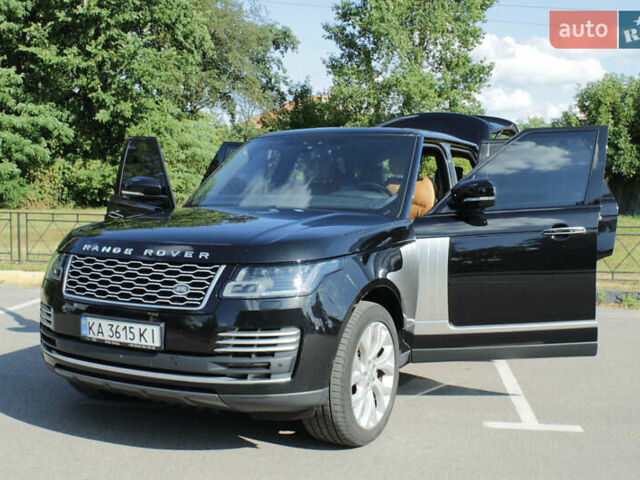 Черный Ленд Ровер Рендж Ровер, объемом двигателя 4.37 л и пробегом 134 тыс. км за 68500 $, фото 3 на Automoto.ua