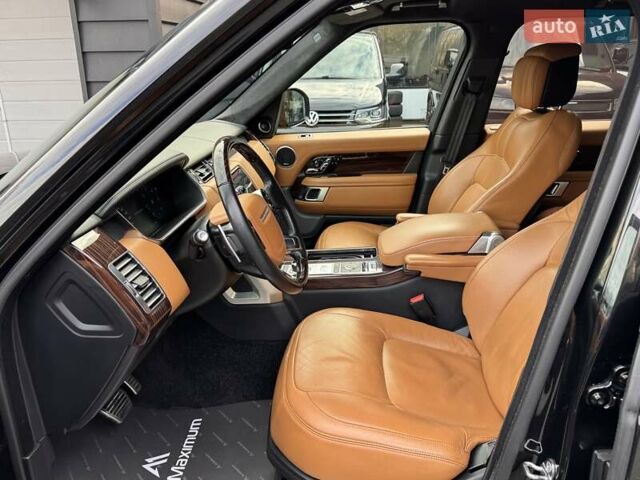 Чорний Ленд Ровер Рендж Ровер, об'ємом двигуна 4.37 л та пробігом 112 тис. км за 65900 $, фото 8 на Automoto.ua