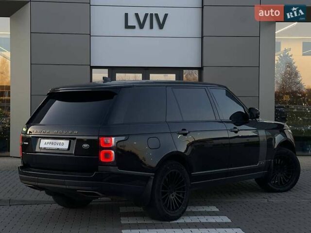 Черный Ленд Ровер Рендж Ровер, объемом двигателя 4.37 л и пробегом 137 тыс. км за 69000 $, фото 3 на Automoto.ua