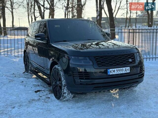 Черный Ленд Ровер Рендж Ровер, объемом двигателя 5 л и пробегом 163 тыс. км за 59000 $, фото 7 на Automoto.ua