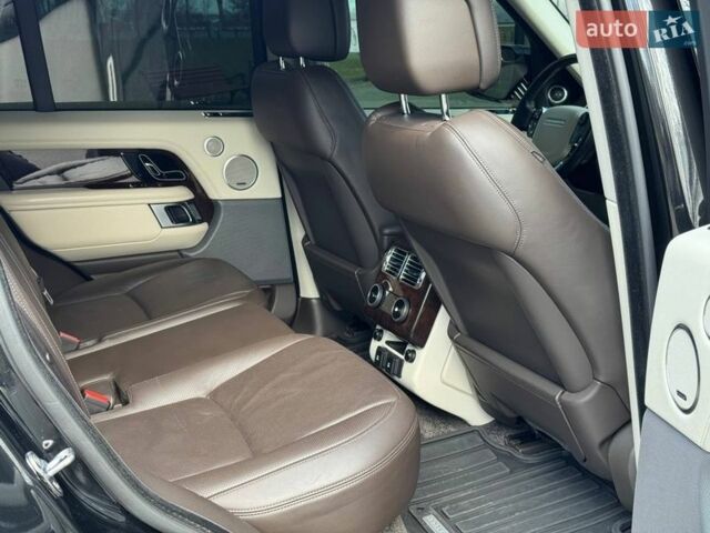 Черный Ленд Ровер Рендж Ровер, объемом двигателя 4.37 л и пробегом 119 тыс. км за 61900 $, фото 44 на Automoto.ua