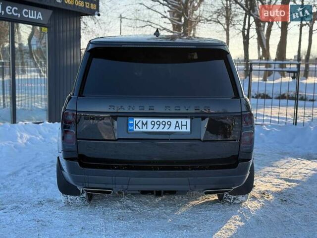 Чорний Ленд Ровер Рендж Ровер, об'ємом двигуна 5 л та пробігом 163 тис. км за 63000 $, фото 14 на Automoto.ua