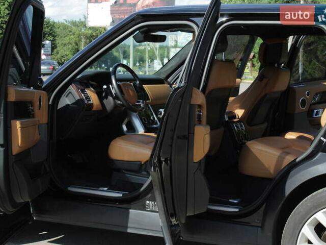 Черный Ленд Ровер Рендж Ровер, объемом двигателя 4.37 л и пробегом 134 тыс. км за 68500 $, фото 9 на Automoto.ua