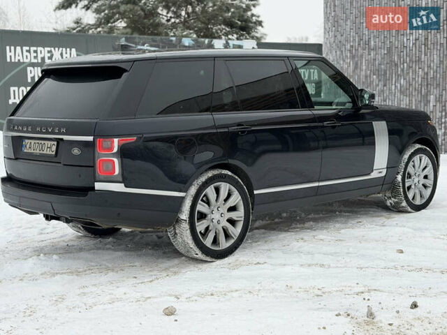 Черный Ленд Ровер Рендж Ровер, объемом двигателя 5 л и пробегом 163 тыс. км за 57000 $, фото 15 на Automoto.ua