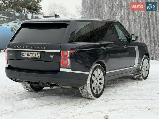 Черный Ленд Ровер Рендж Ровер, объемом двигателя 5 л и пробегом 163 тыс. км за 57000 $, фото 17 на Automoto.ua