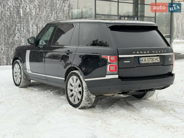 Черный Ленд Ровер Рендж Ровер, объемом двигателя 5 л и пробегом 163 тыс. км за 57000 $, фото 13 на Automoto.ua