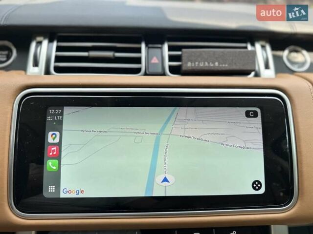 Чорний Ленд Ровер Рендж Ровер, об'ємом двигуна 5 л та пробігом 75 тис. км за 87000 $, фото 48 на Automoto.ua