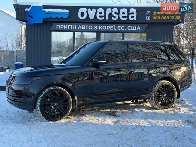 Чорний Ленд Ровер Рендж Ровер, об'ємом двигуна 5 л та пробігом 163 тис. км за 63000 $, фото 1 на Automoto.ua