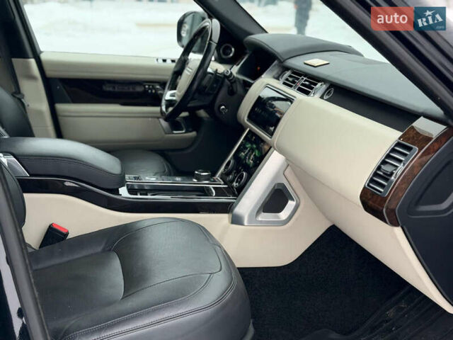 Чорний Ленд Ровер Рендж Ровер, об'ємом двигуна 5 л та пробігом 163 тис. км за 74000 $, фото 23 на Automoto.ua