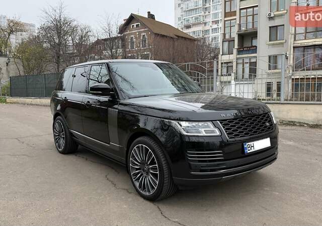 Черный Ленд Ровер Рендж Ровер, объемом двигателя 4.37 л и пробегом 52 тыс. км за 115000 $, фото 6 на Automoto.ua