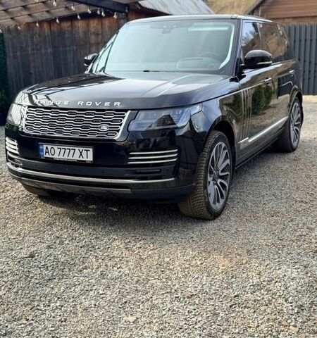 Черный Ленд Ровер Рендж Ровер, объемом двигателя 5 л и пробегом 78 тыс. км за 87000 $, фото 1 на Automoto.ua