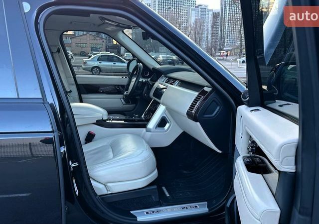 Чорний Ленд Ровер Рендж Ровер, об'ємом двигуна 5 л та пробігом 122 тис. км за 79999 $, фото 45 на Automoto.ua