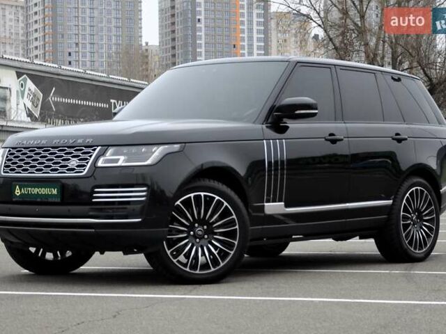 Чорний Ленд Ровер Рендж Ровер, об'ємом двигуна 5 л та пробігом 115 тис. км за 79999 $, фото 9 на Automoto.ua