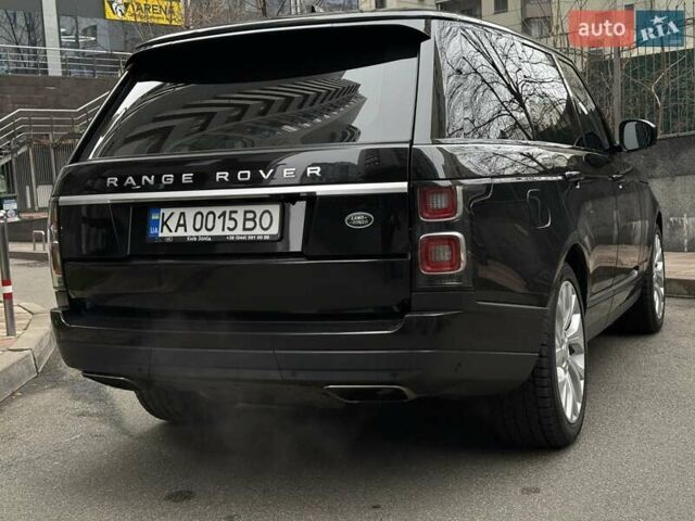 Чорний Ленд Ровер Рендж Ровер, об'ємом двигуна 3 л та пробігом 100 тис. км за 63000 $, фото 8 на Automoto.ua