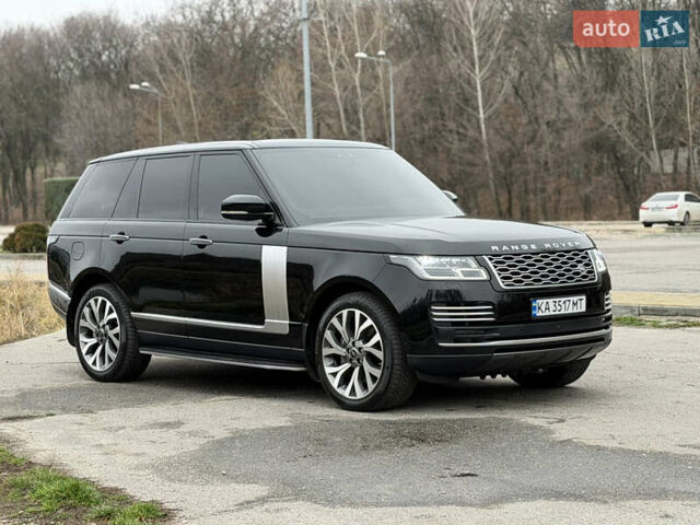 Черный Ленд Ровер Рендж Ровер, объемом двигателя 4.37 л и пробегом 95 тыс. км за 90500 $, фото 1 на Automoto.ua