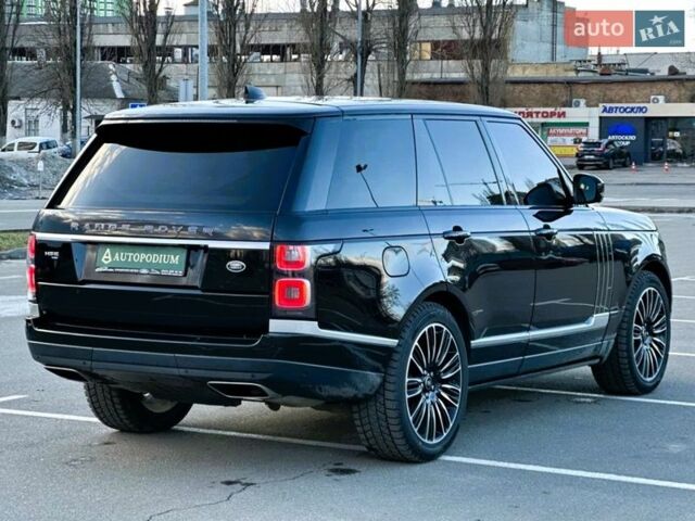 Черный Ленд Ровер Рендж Ровер, объемом двигателя 5 л и пробегом 125 тыс. км за 79900 $, фото 12 на Automoto.ua