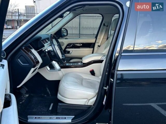 Черный Ленд Ровер Рендж Ровер, объемом двигателя 5 л и пробегом 125 тыс. км за 79900 $, фото 33 на Automoto.ua