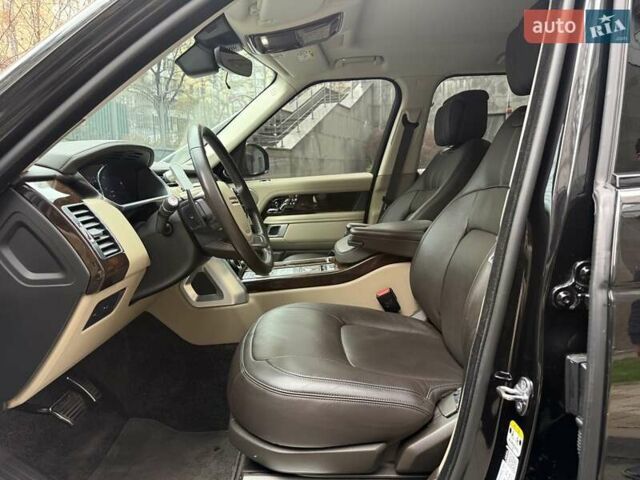 Чорний Ленд Ровер Рендж Ровер, об'ємом двигуна 3 л та пробігом 100 тис. км за 63000 $, фото 12 на Automoto.ua