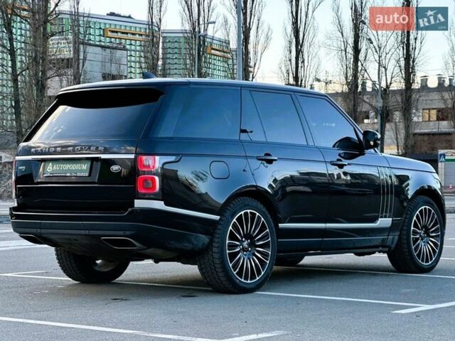 Чорний Ленд Ровер Рендж Ровер, об'ємом двигуна 5 л та пробігом 122 тис. км за 79999 $, фото 10 на Automoto.ua