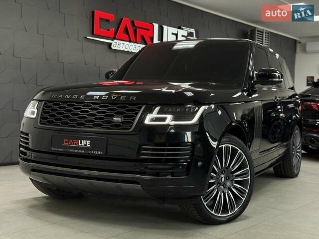 Черный Ленд Ровер Рендж Ровер, объемом двигателя 4.37 л и пробегом 139 тыс. км за 82500 $, фото 3 на Automoto.ua
