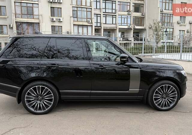 Черный Ленд Ровер Рендж Ровер, объемом двигателя 4.37 л и пробегом 52 тыс. км за 115000 $, фото 5 на Automoto.ua