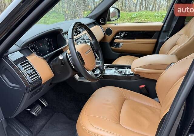 Черный Ленд Ровер Рендж Ровер, объемом двигателя 4.37 л и пробегом 52 тыс. км за 115000 $, фото 16 на Automoto.ua