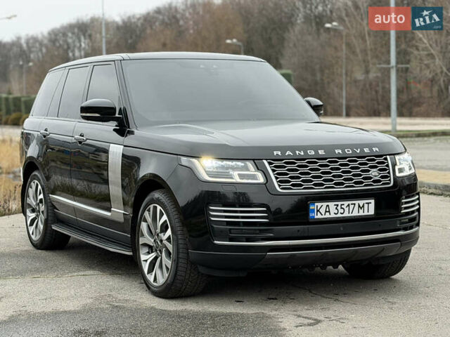 Черный Ленд Ровер Рендж Ровер, объемом двигателя 4.37 л и пробегом 95 тыс. км за 90500 $, фото 3 на Automoto.ua