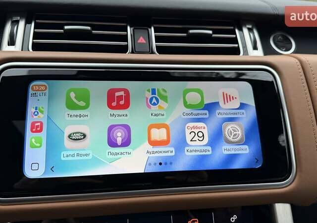 Черный Ленд Ровер Рендж Ровер, объемом двигателя 4.37 л и пробегом 52 тыс. км за 115000 $, фото 13 на Automoto.ua