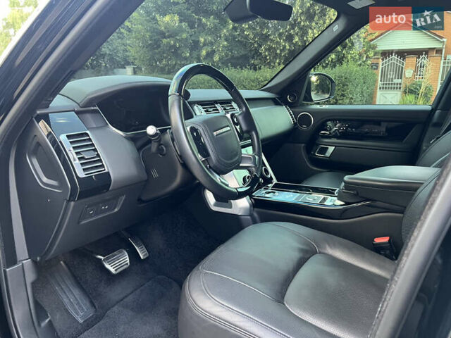 Черный Ленд Ровер Рендж Ровер, объемом двигателя 5 л и пробегом 77 тыс. км за 73499 $, фото 91 на Automoto.ua