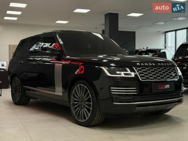 Черный Ленд Ровер Рендж Ровер, объемом двигателя 3 л и пробегом 49 тыс. км за 93500 $, фото 10 на Automoto.ua