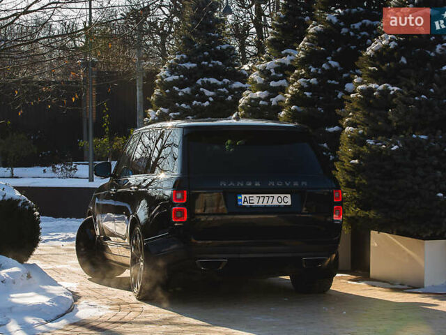 Черный Ленд Ровер Рендж Ровер, объемом двигателя 5 л и пробегом 109 тыс. км за 135000 $, фото 5 на Automoto.ua