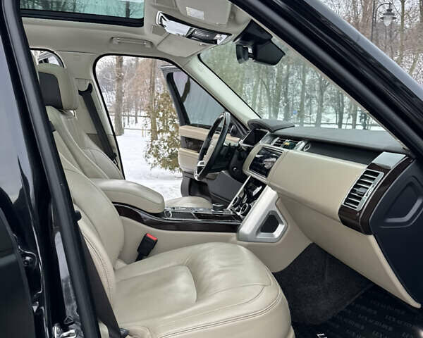 Черный Ленд Ровер Рендж Ровер, объемом двигателя 3 л и пробегом 90 тыс. км за 75555 $, фото 92 на Automoto.ua