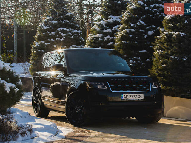 Черный Ленд Ровер Рендж Ровер, объемом двигателя 5 л и пробегом 109 тыс. км за 135000 $, фото 2 на Automoto.ua