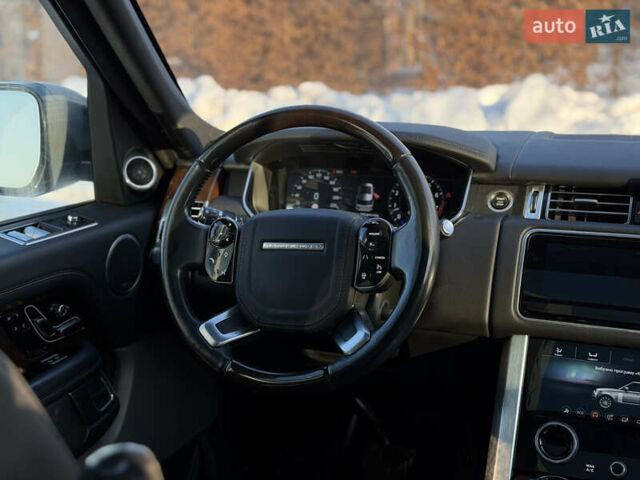 Черный Ленд Ровер Рендж Ровер, объемом двигателя 3 л и пробегом 75 тыс. км за 82000 $, фото 40 на Automoto.ua
