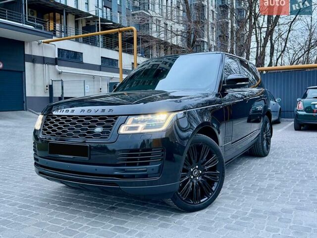 Черный Ленд Ровер Рендж Ровер, объемом двигателя 3 л и пробегом 69 тыс. км за 105000 $, фото 6 на Automoto.ua