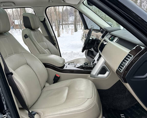 Черный Ленд Ровер Рендж Ровер, объемом двигателя 3 л и пробегом 90 тыс. км за 75555 $, фото 85 на Automoto.ua