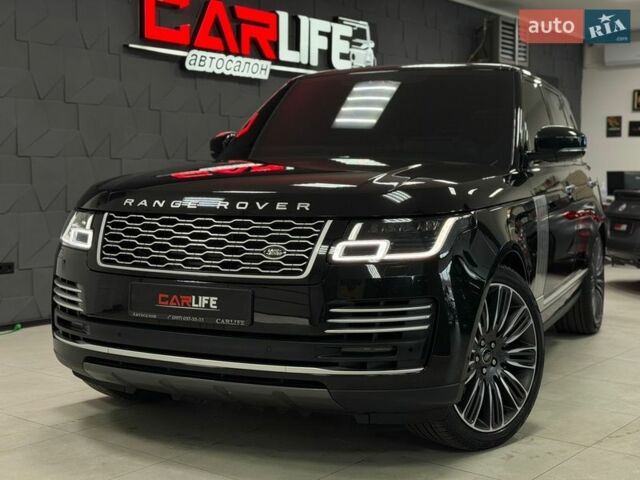 Черный Ленд Ровер Рендж Ровер, объемом двигателя 3 л и пробегом 49 тыс. км за 93500 $, фото 3 на Automoto.ua