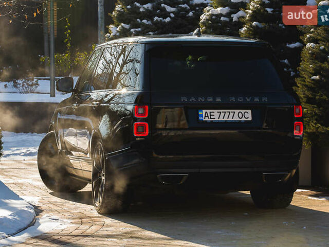 Черный Ленд Ровер Рендж Ровер, объемом двигателя 5 л и пробегом 109 тыс. км за 135000 $, фото 8 на Automoto.ua