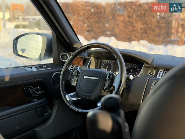 Черный Ленд Ровер Рендж Ровер, объемом двигателя 3 л и пробегом 75 тыс. км за 82000 $, фото 43 на Automoto.ua