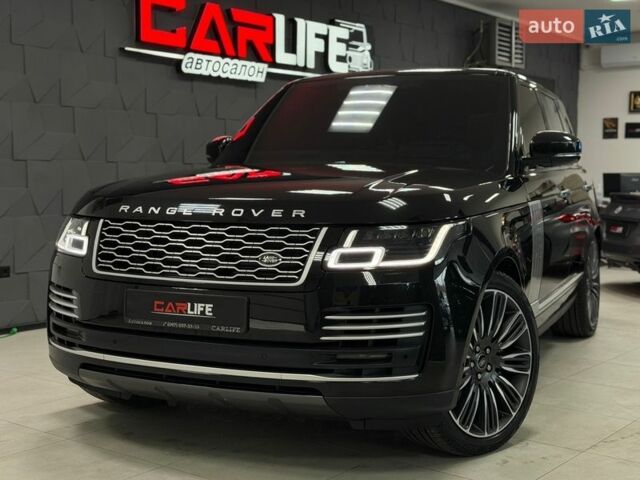 Черный Ленд Ровер Рендж Ровер, объемом двигателя 3 л и пробегом 49 тыс. км за 93500 $, фото 2 на Automoto.ua