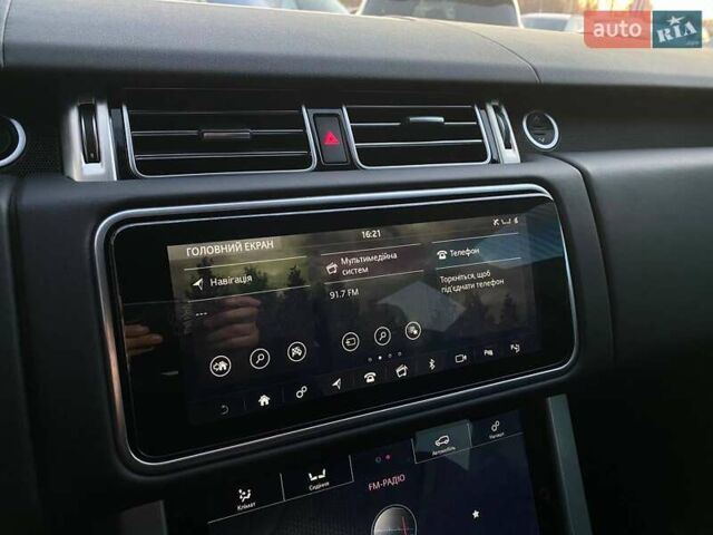 Черный Ленд Ровер Рендж Ровер, объемом двигателя 5 л и пробегом 69 тыс. км за 73900 $, фото 16 на Automoto.ua