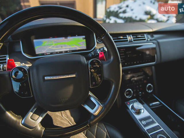 Черный Ленд Ровер Рендж Ровер, объемом двигателя 5 л и пробегом 109 тыс. км за 135000 $, фото 13 на Automoto.ua