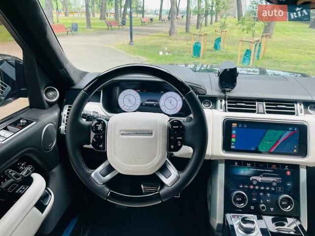 Черный Ленд Ровер Рендж Ровер, объемом двигателя 5 л и пробегом 45 тыс. км за 99800 $, фото 7 на Automoto.ua