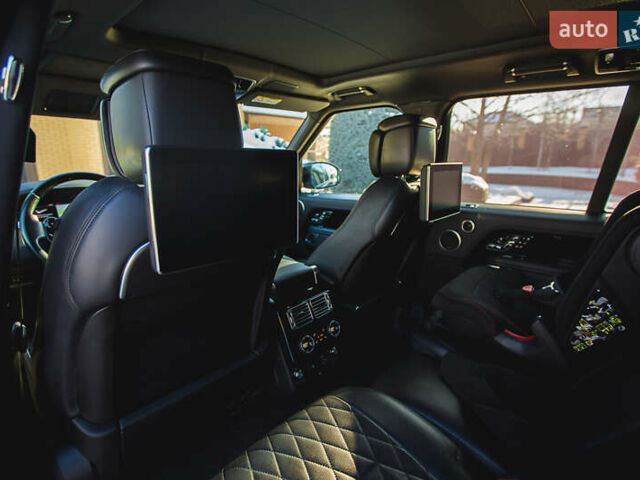 Черный Ленд Ровер Рендж Ровер, объемом двигателя 5 л и пробегом 109 тыс. км за 135000 $, фото 16 на Automoto.ua