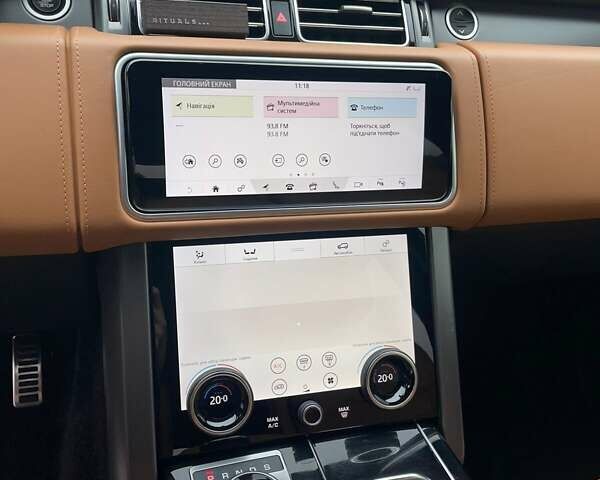 Ленд Ровер Рендж Ровер 2021 в Киеве на Automoto.ua Черный Ленд Ровер Рендж Ровер, объемом двигателя 5 л и пробегом 62 тыс. км за 115000 $, фото 8 на Automoto.ua