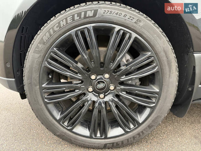 Черный Ленд Ровер Рендж Ровер, объемом двигателя 3 л и пробегом 105 тыс. км за 84000 $, фото 9 на Automoto.ua