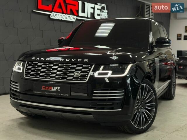 Черный Ленд Ровер Рендж Ровер, объемом двигателя 3 л и пробегом 49 тыс. км за 93500 $, фото 1 на Automoto.ua