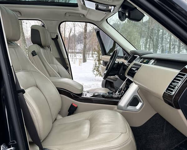 Черный Ленд Ровер Рендж Ровер, объемом двигателя 3 л и пробегом 90 тыс. км за 75555 $, фото 91 на Automoto.ua